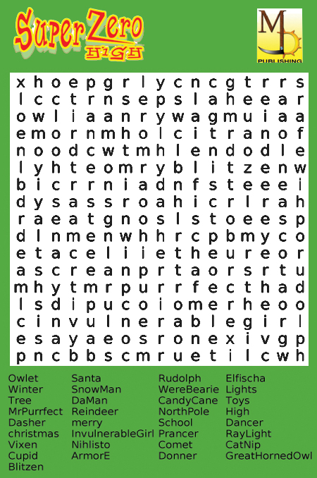 SZH Word Search